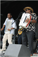 zydeco band performing