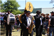 second line band performing