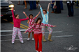students participating in the parade