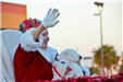 mrs claus in the parade