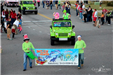 parade floats going down highway 59