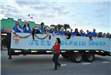 parade float on highway 59