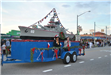 parade float on highway 59