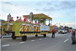 parade float on highway 59