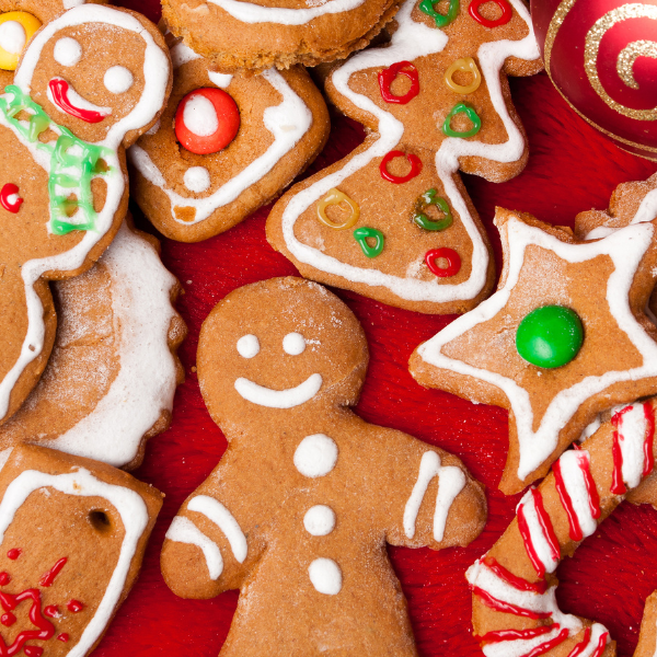 Library Christmas - cookies