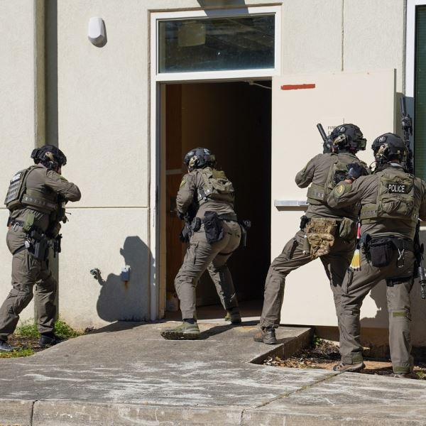 Justice Center Breaching