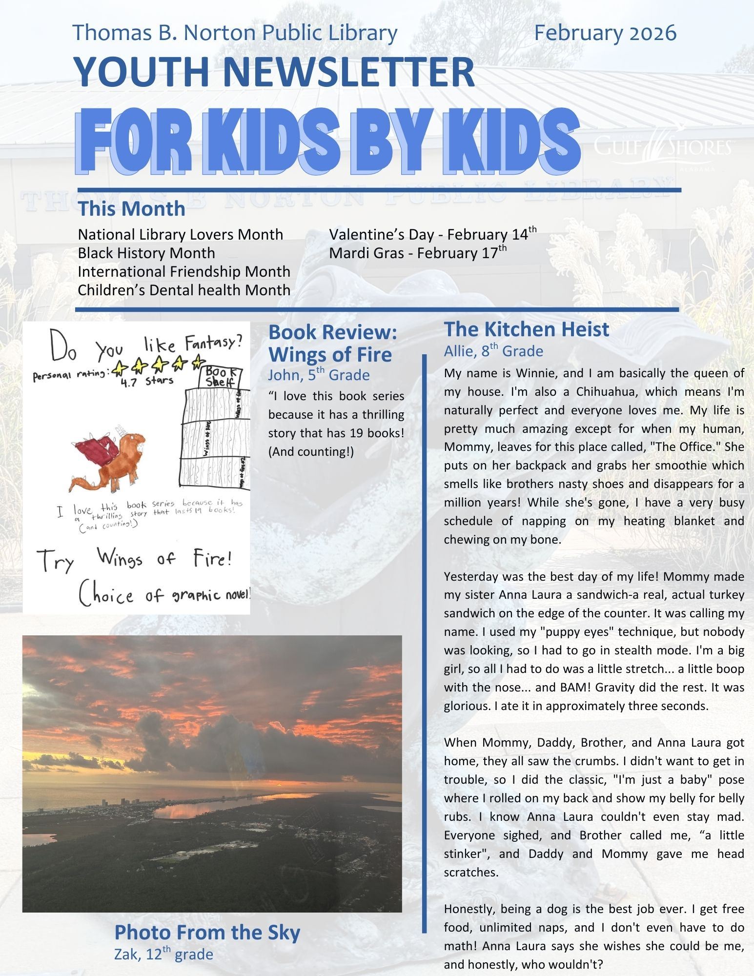 February Library Newsletter