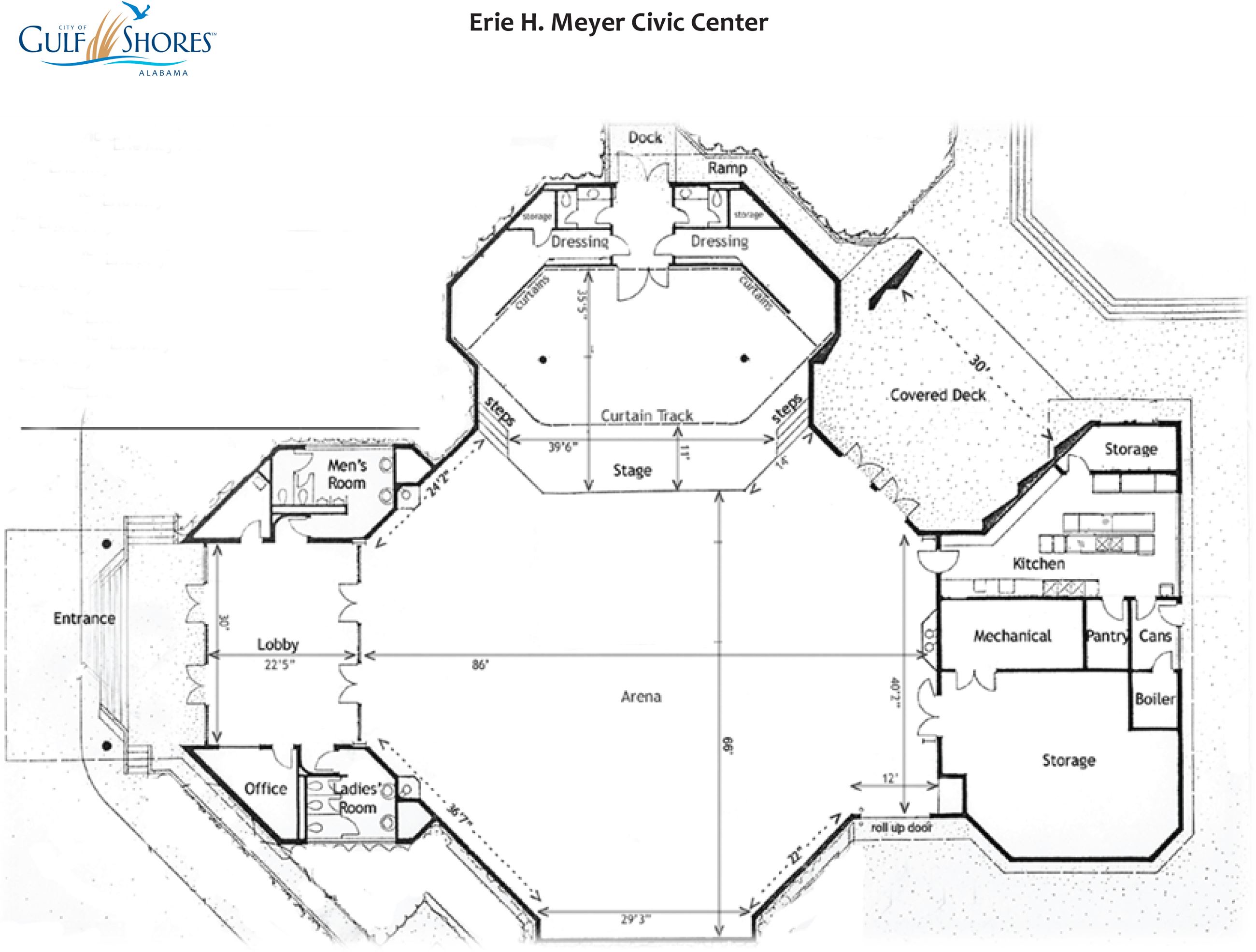 Civic Center Layout