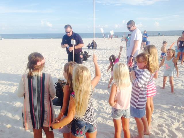 firefighter starting the fire