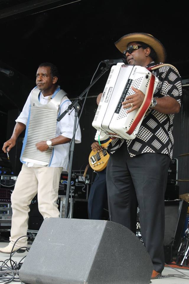 zydeco band performing