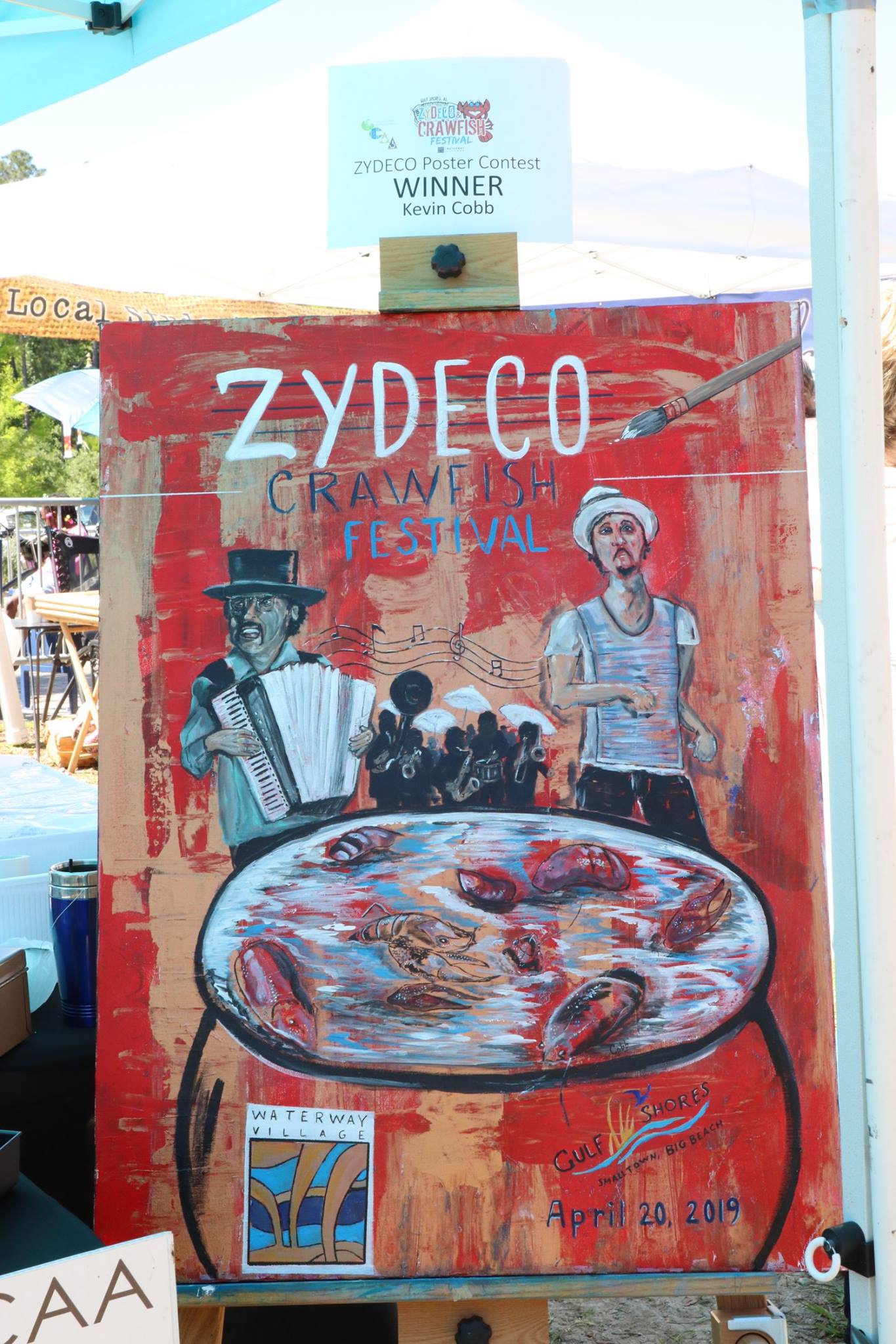 official zydeco poster painting