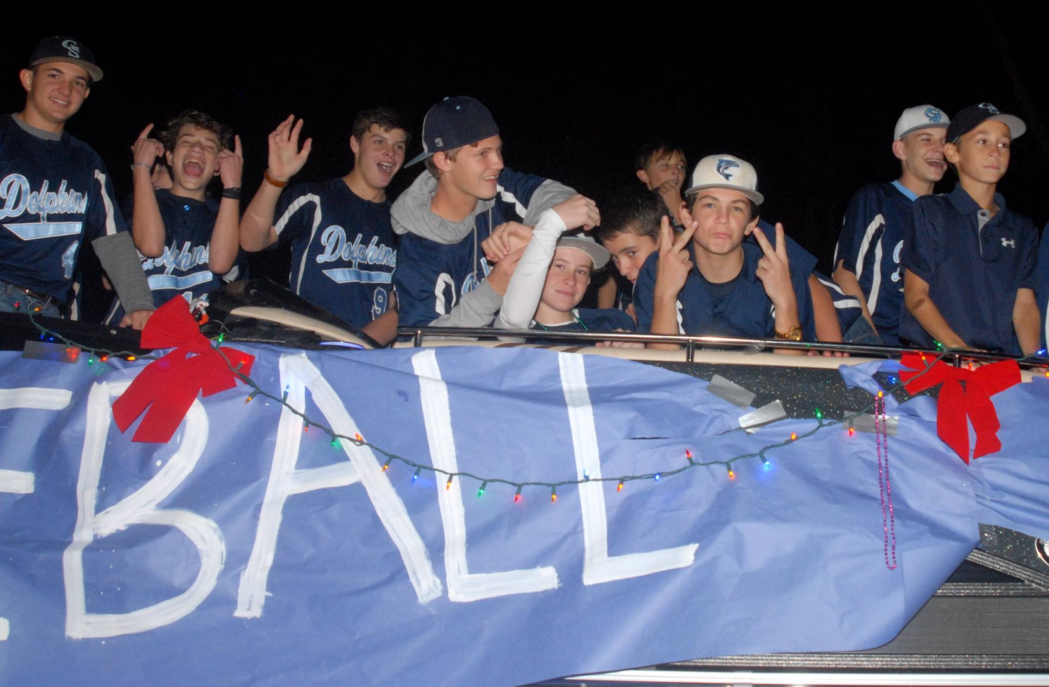 kids participating in parade