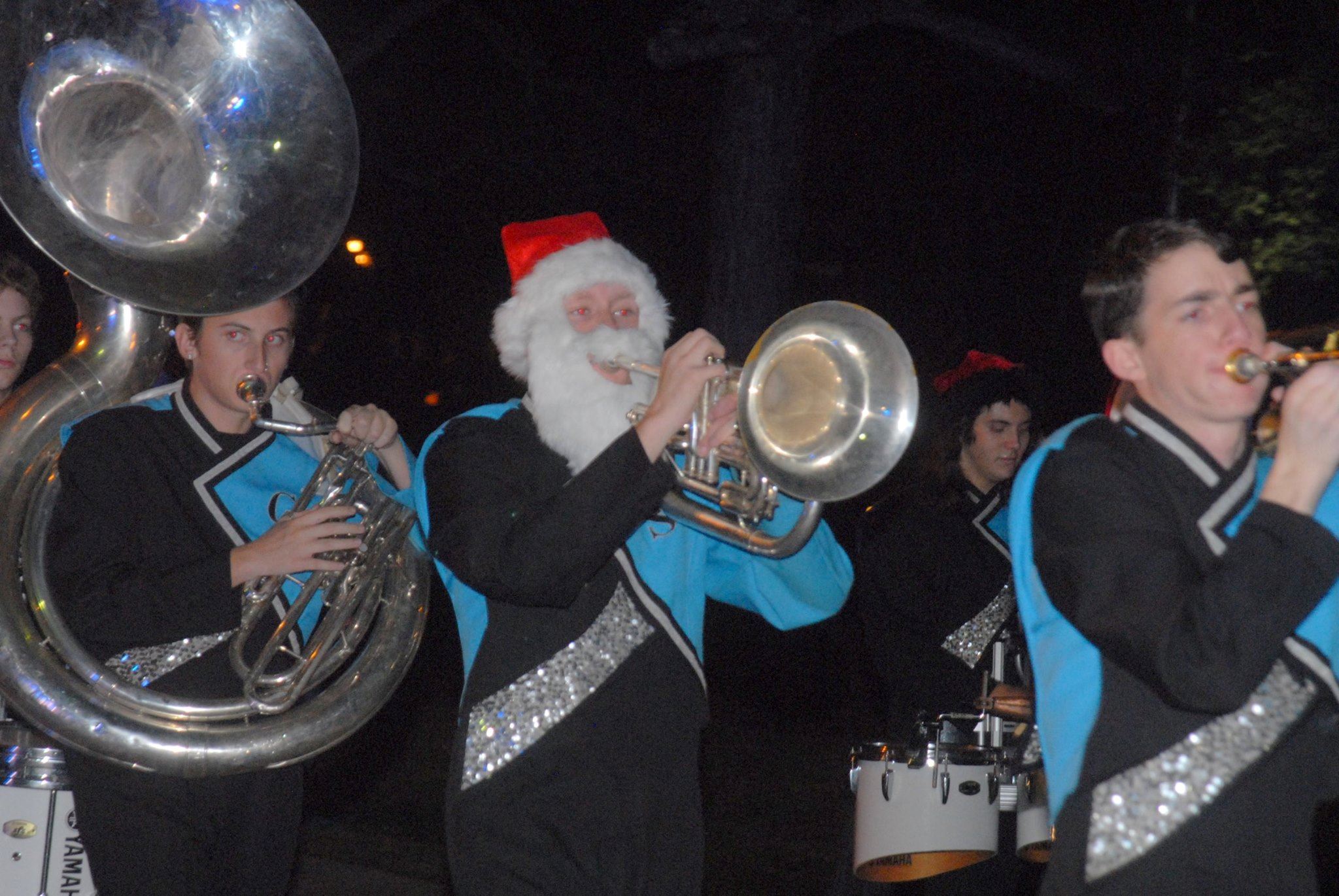 kids participating in parade