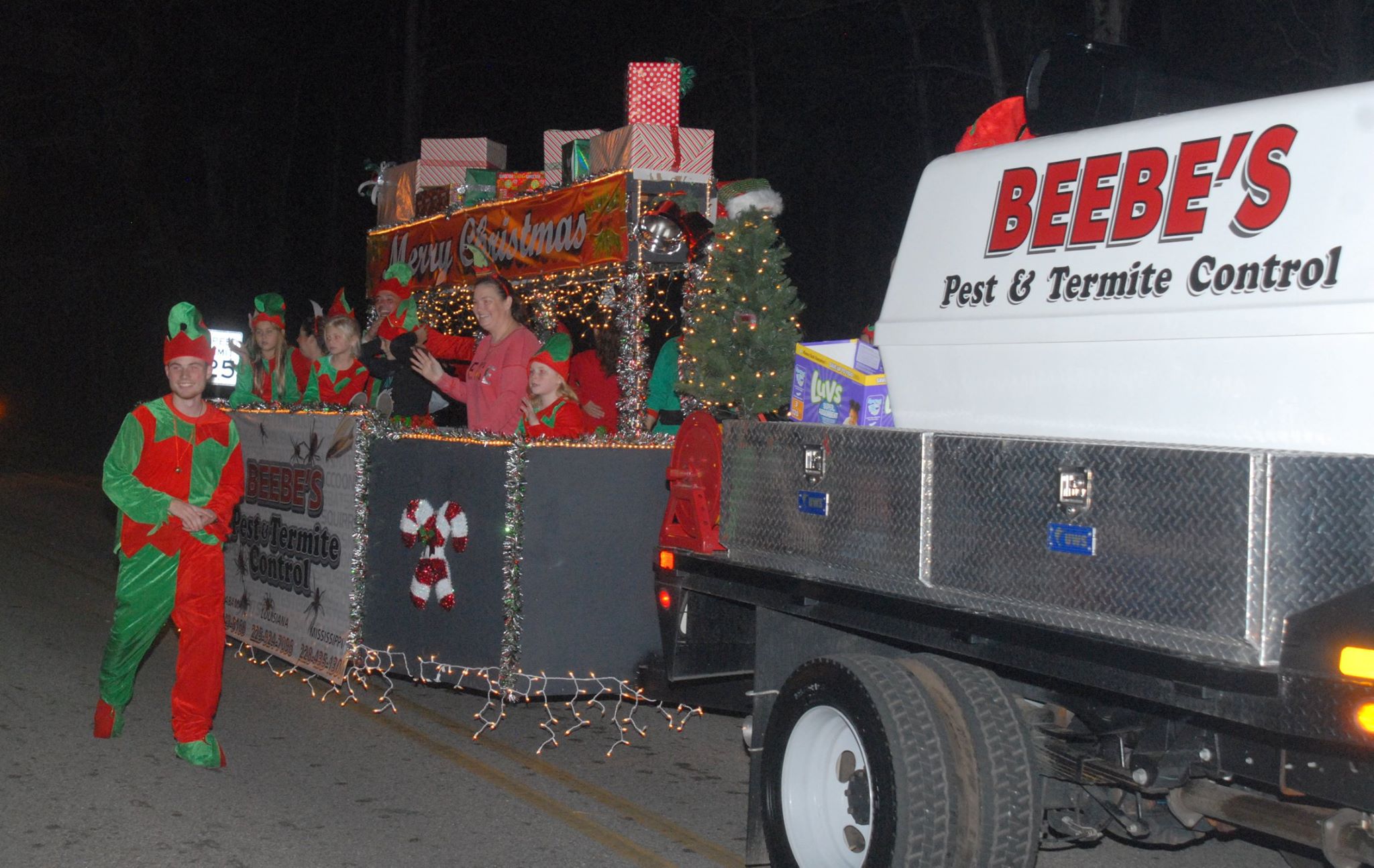 kids participating in parade