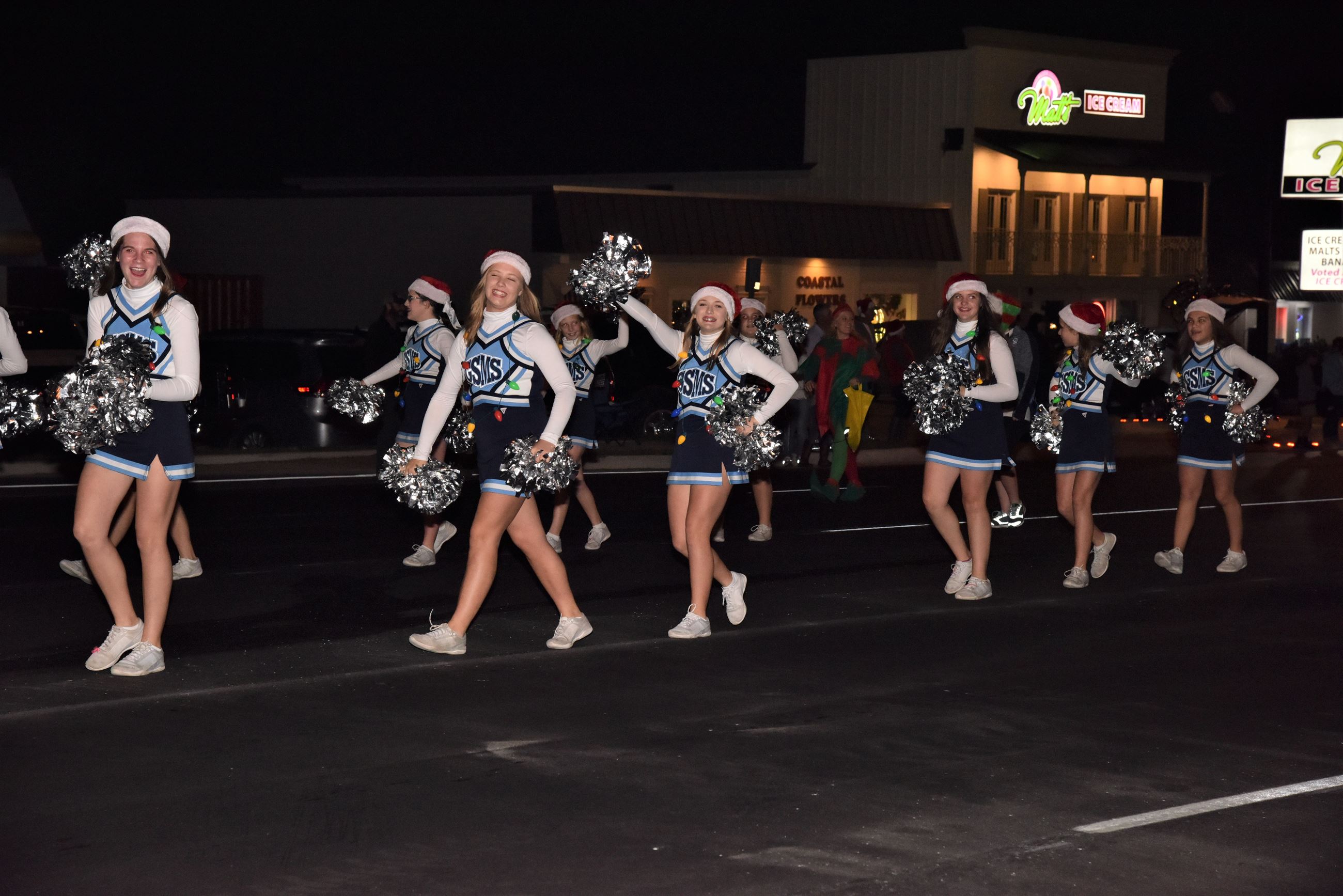 kids participating in parade