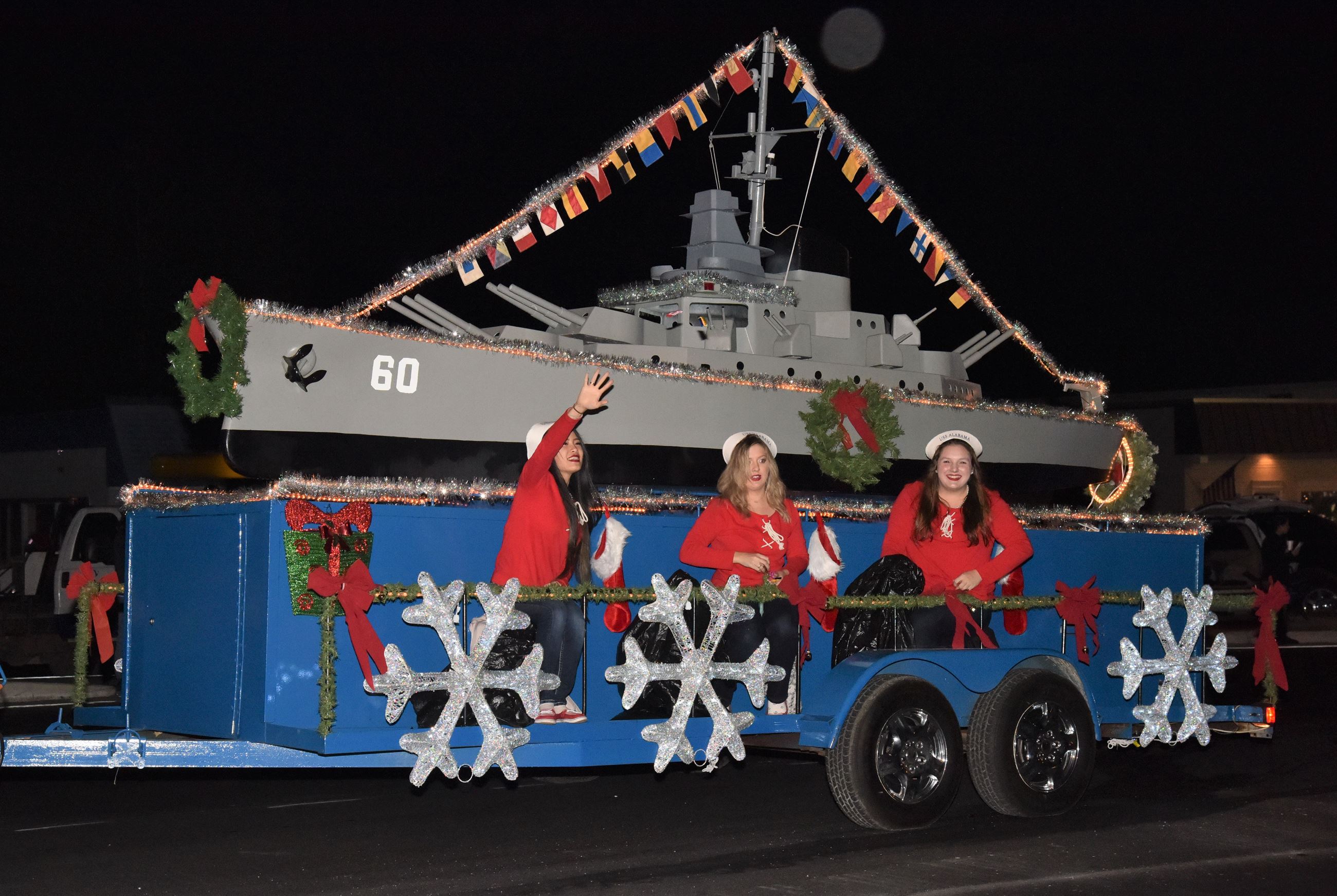 kids participating in parade