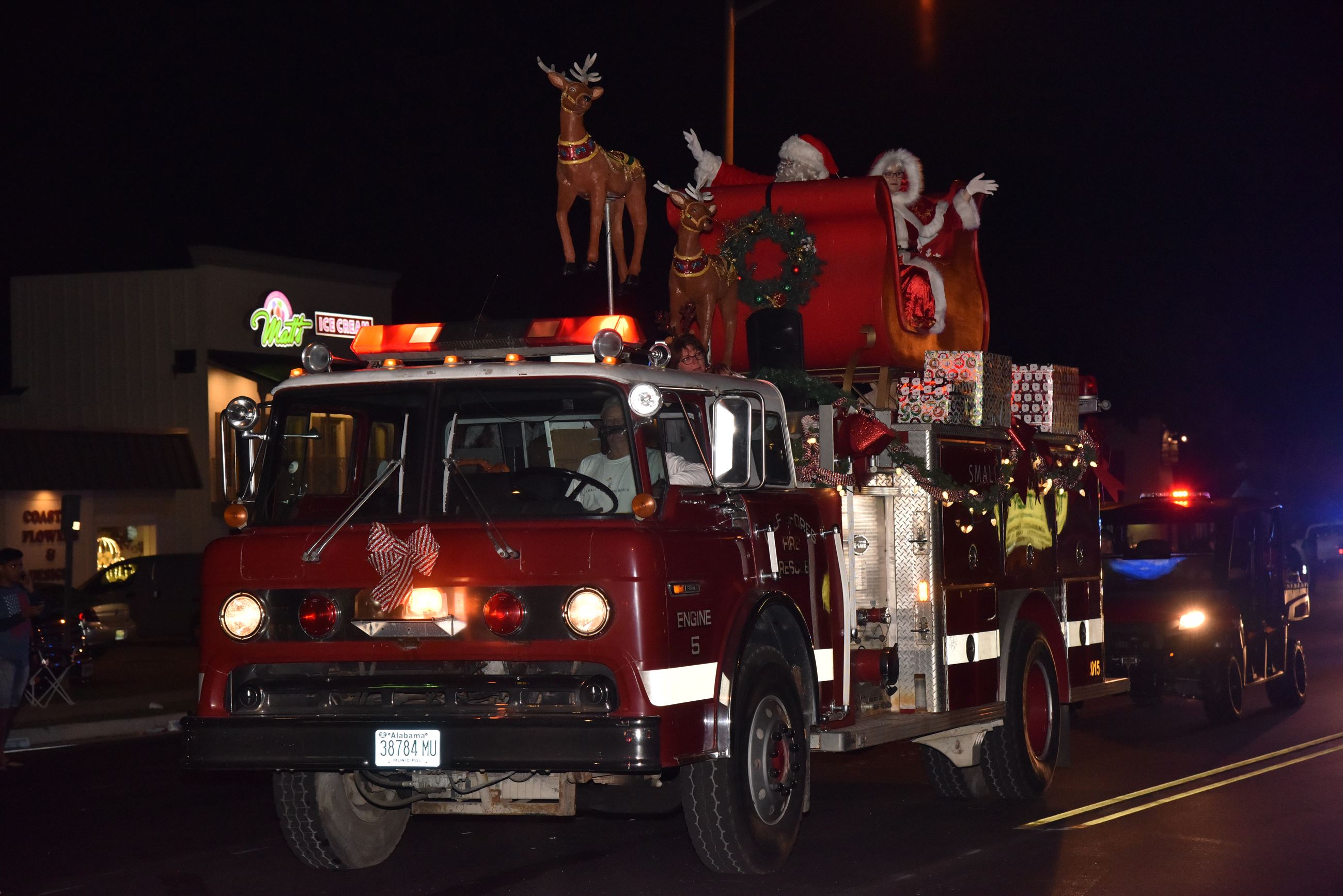 kids participating in parade