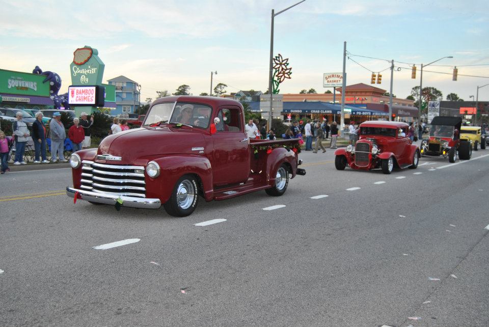 old cars in the parade