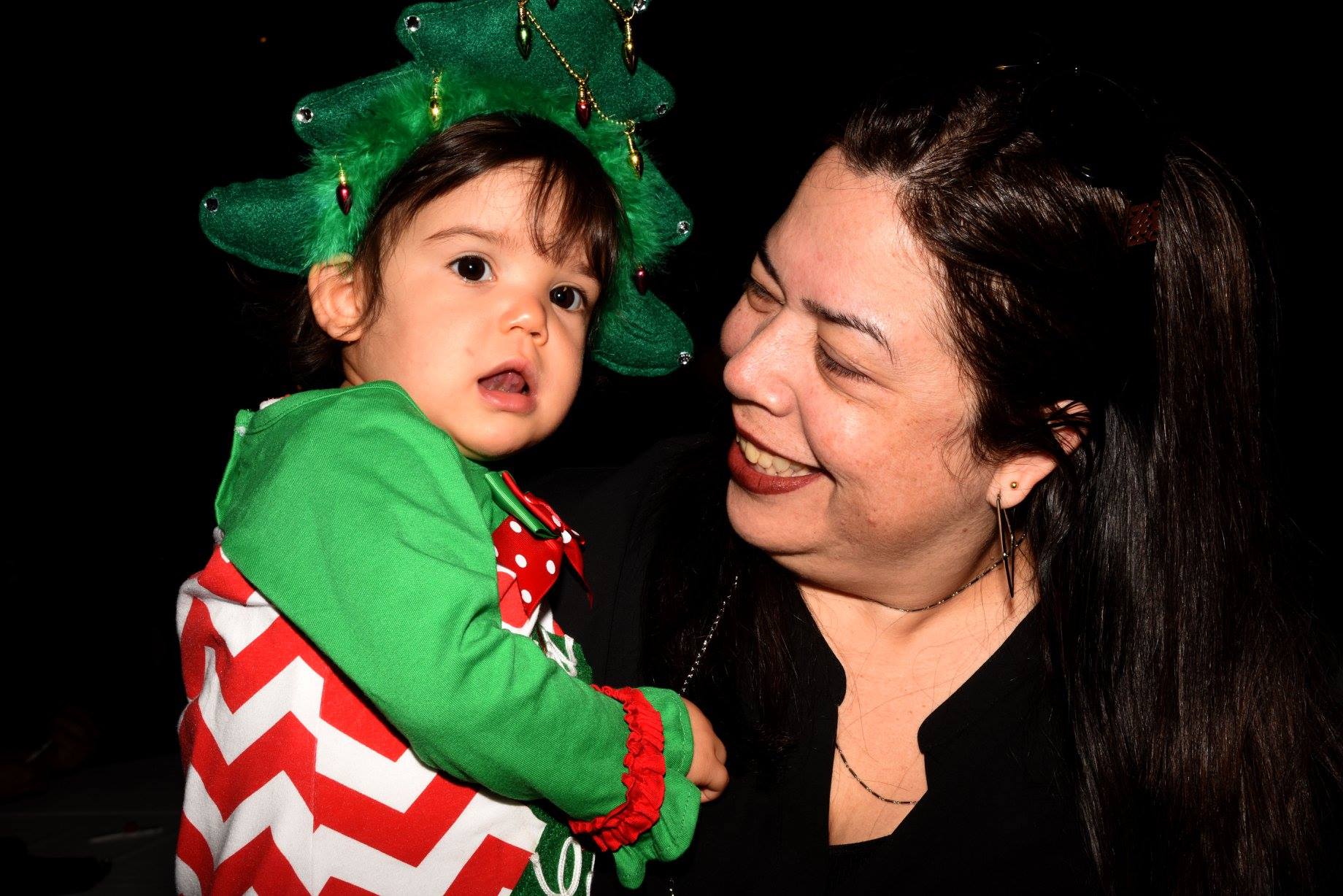 mom looking at baby smiling