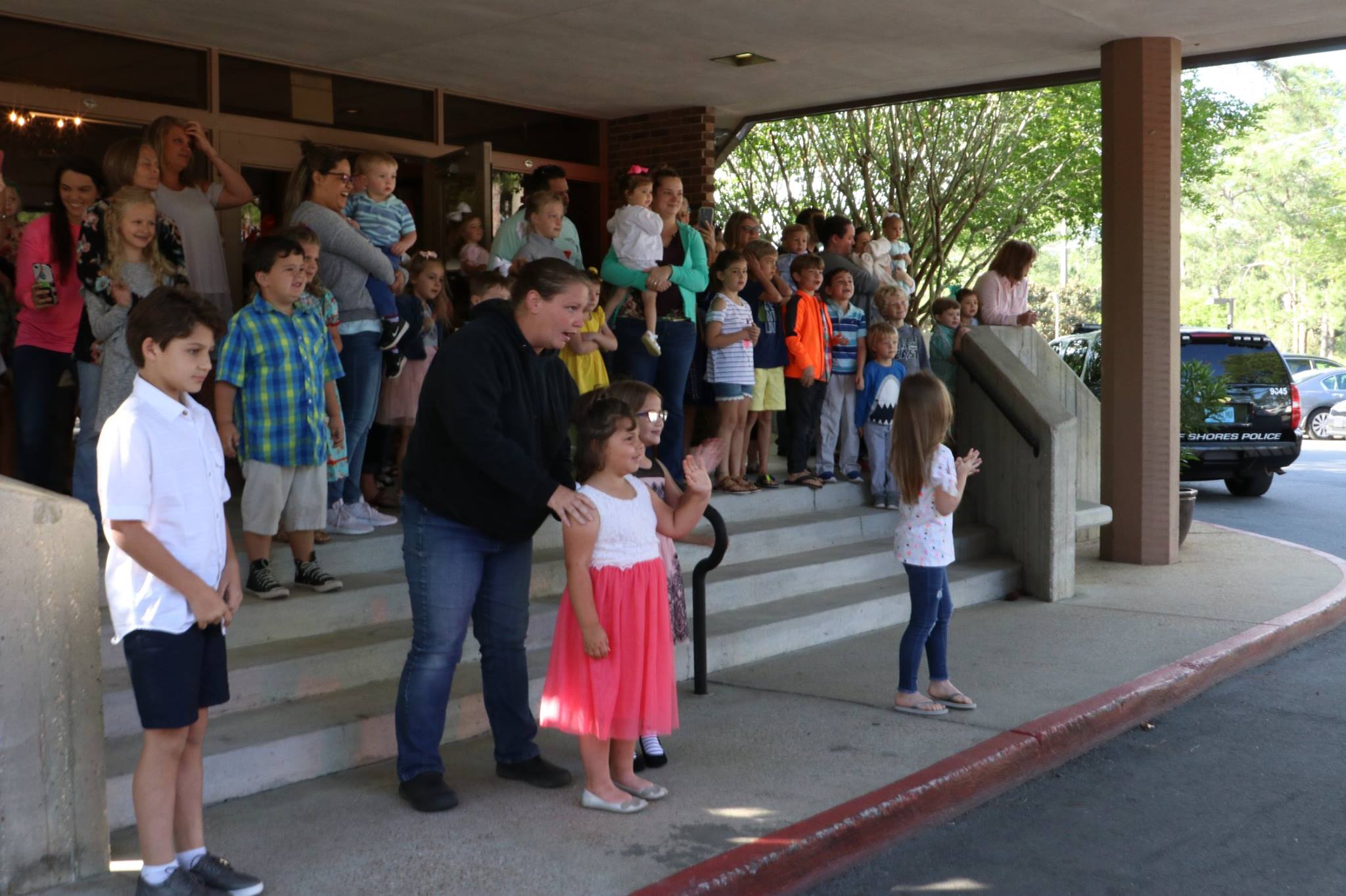 kids waiting for the Easter Bunny