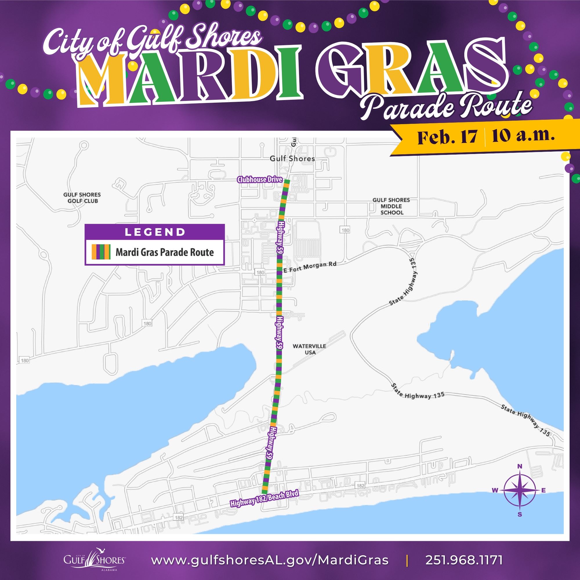 2026 Mardi Gras Parade Route